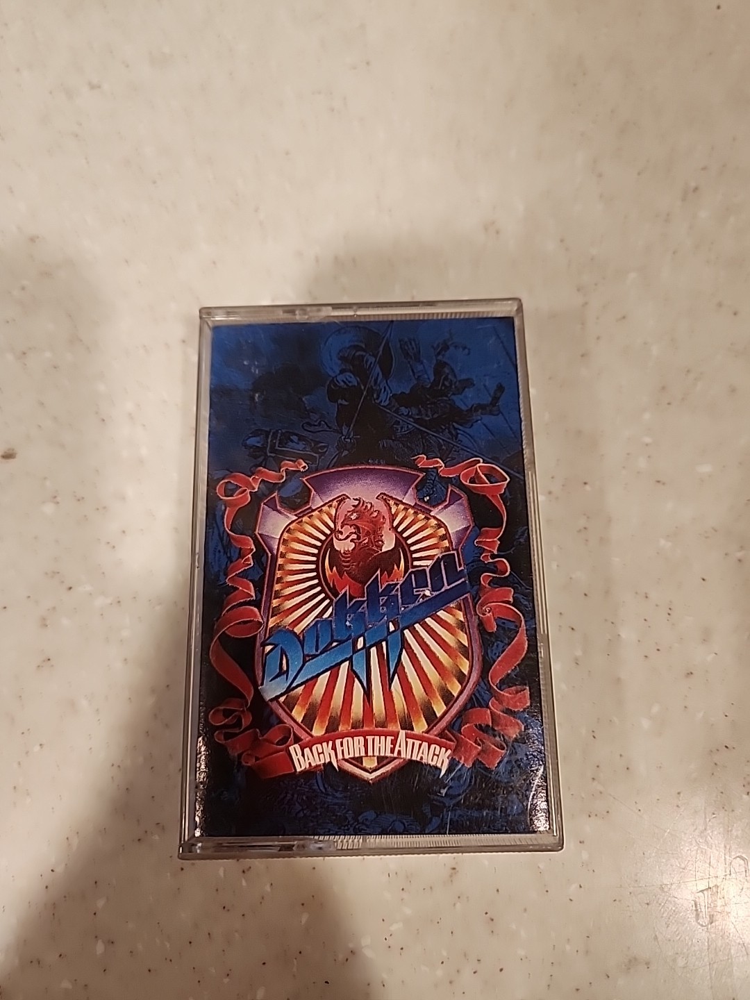 DOKKEN "BACK FOR THE ATTACK" CASSETTE TAPE 1987 ELEKTRA Pre Owned