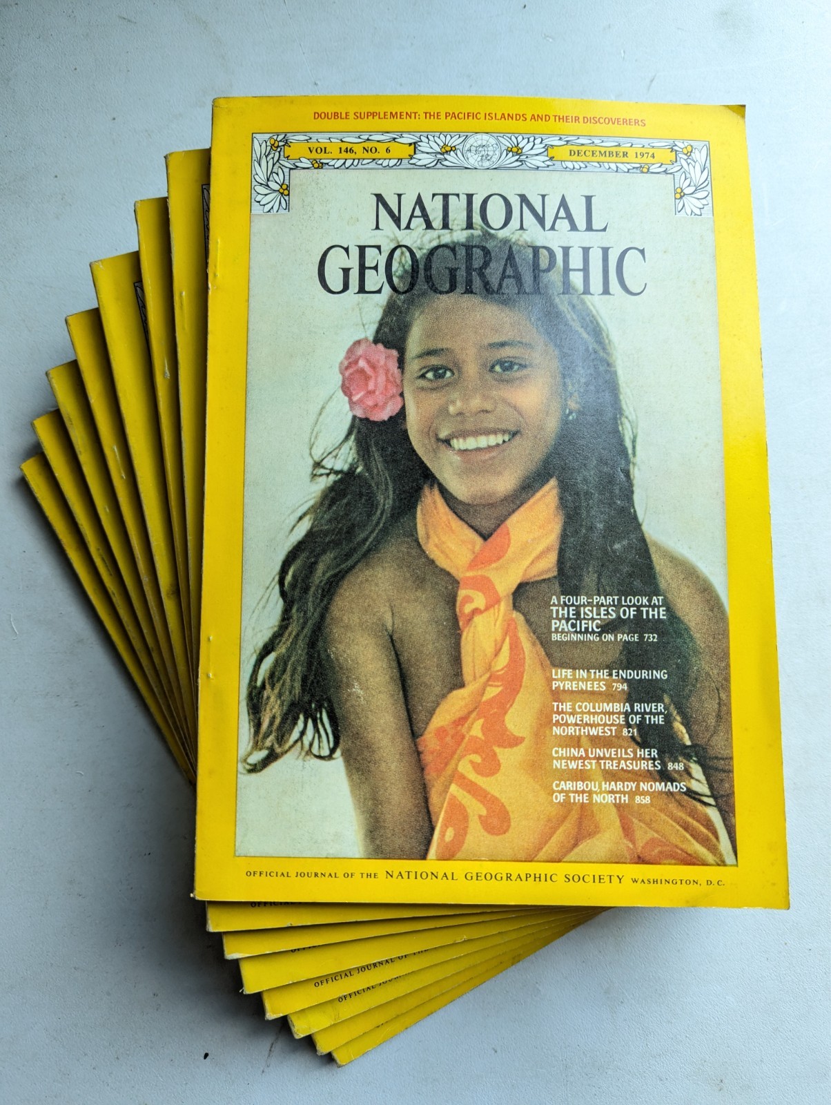 National Geographic Magazines 12 Issues 1974
