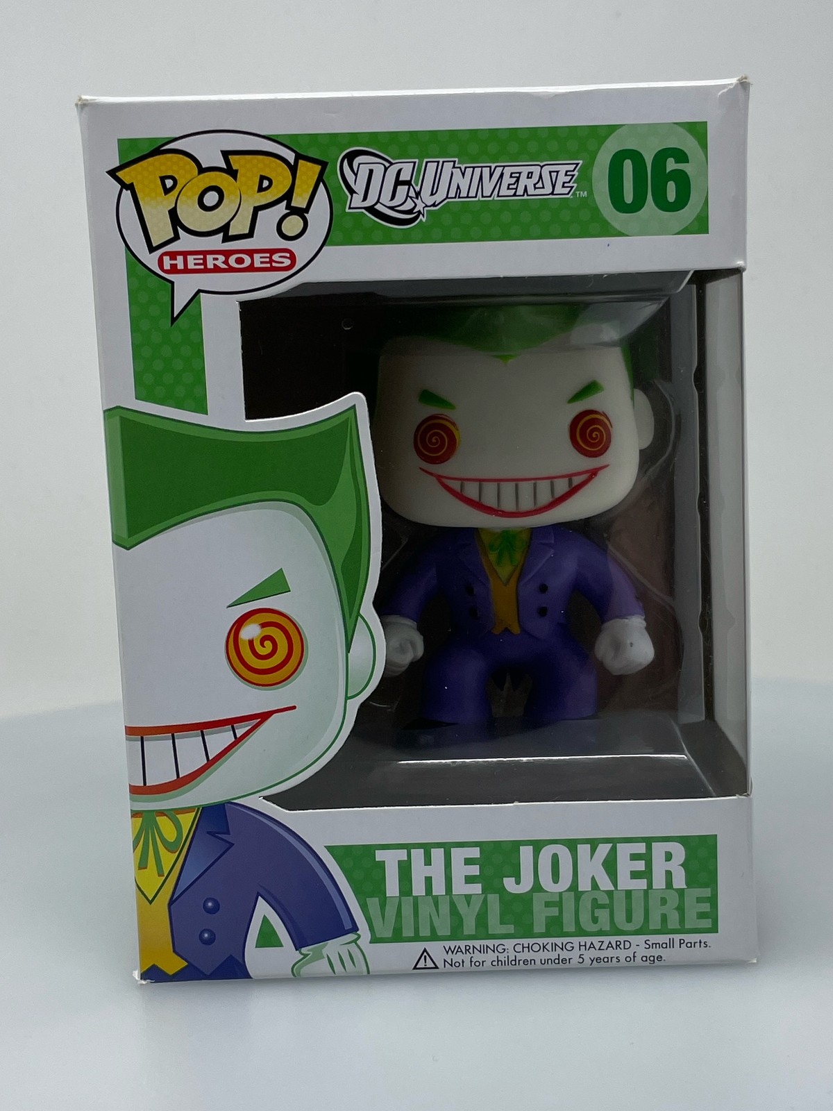 Funko POP! Heroes DC Comics DC Universe The Joker #6 Vinyl Figure DAMAGED BOX