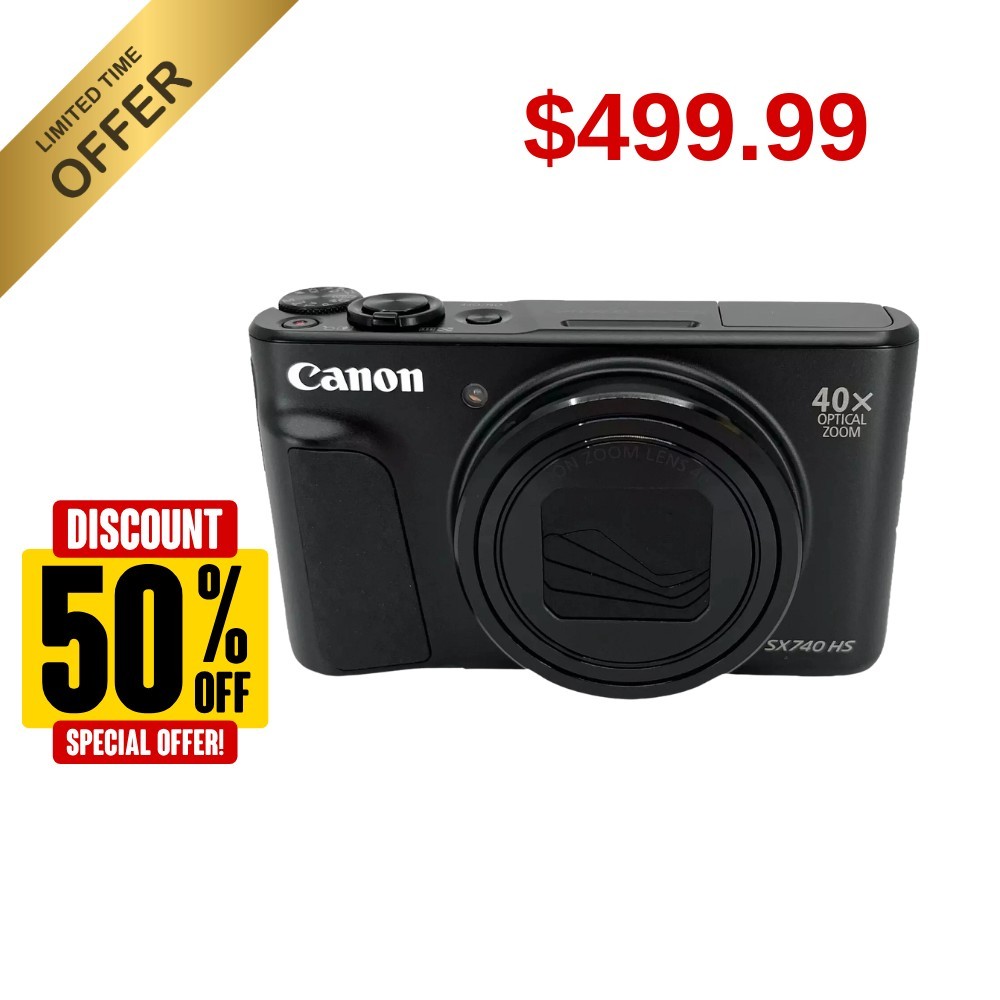 Canon PowerShot SX740 HS Digital Point & Shoot Camera 2955C001 - NEW IN BOX