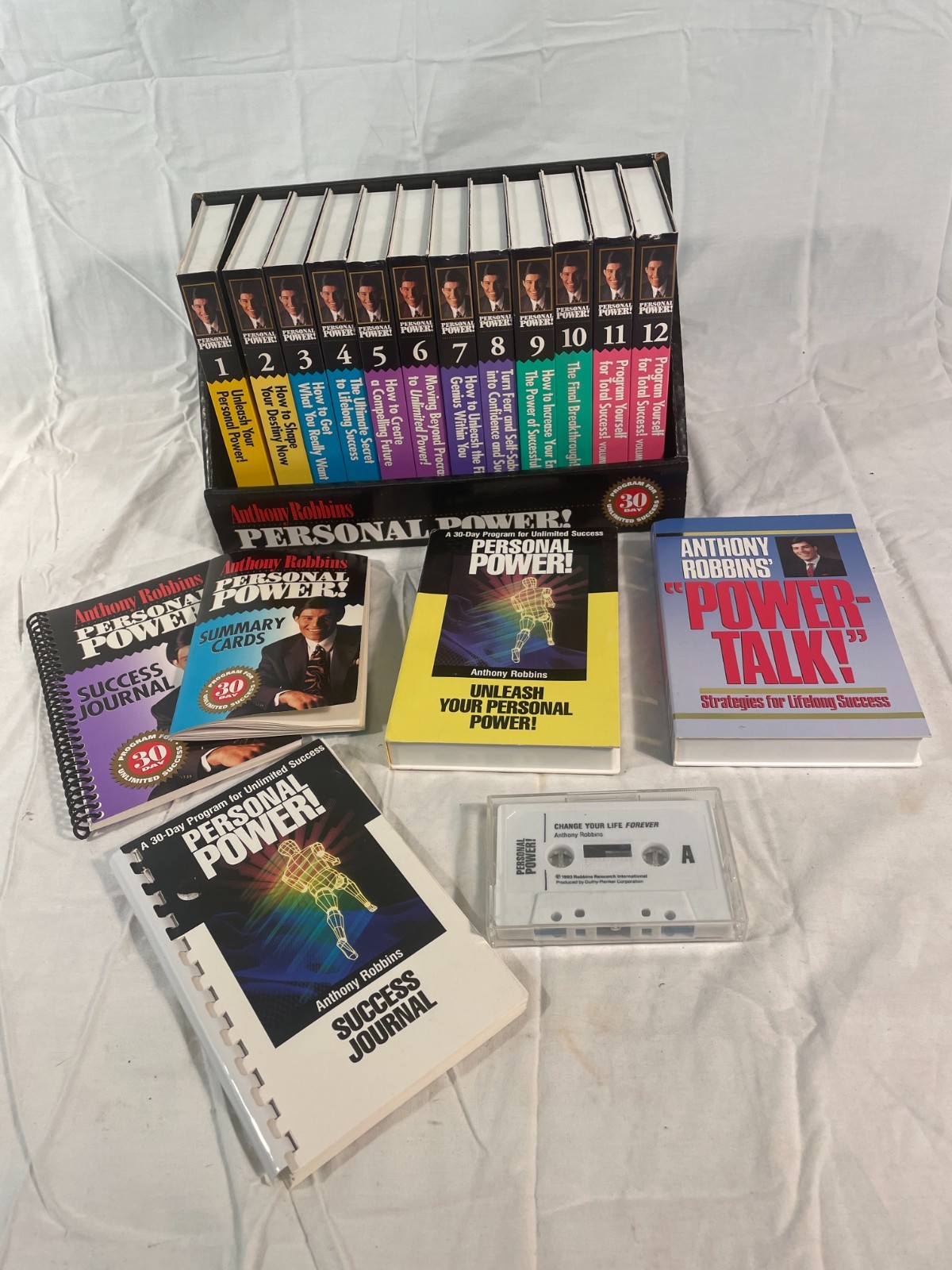 ANTHONY ROBBINS Personal Power! 1989 AUDIO CASSETTE PROGRAM 12 Vol. Set