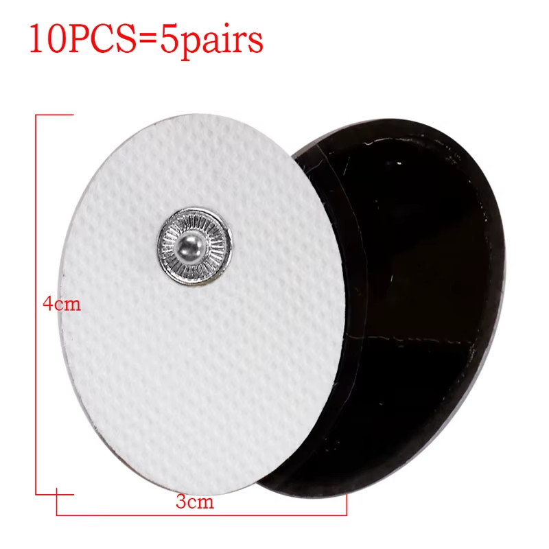 10/20Pcs TENS Electrode Pads Self Adhesive Pulse Massager Physiotherapy Gel EMS 