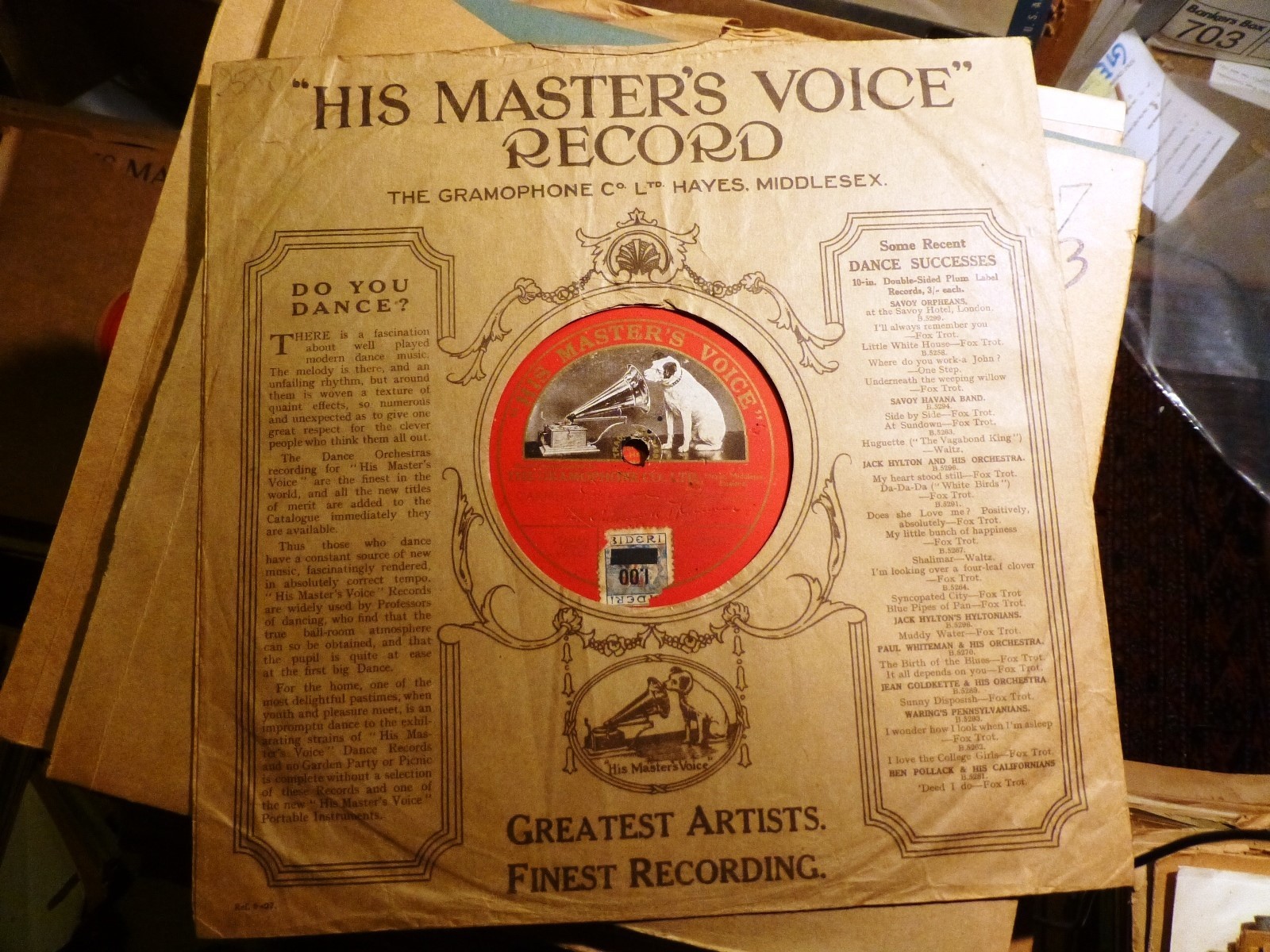 1924 John McCormack Fritz KREISLER Violin DE CURTIS Carme Canto Sorrentino 78 x