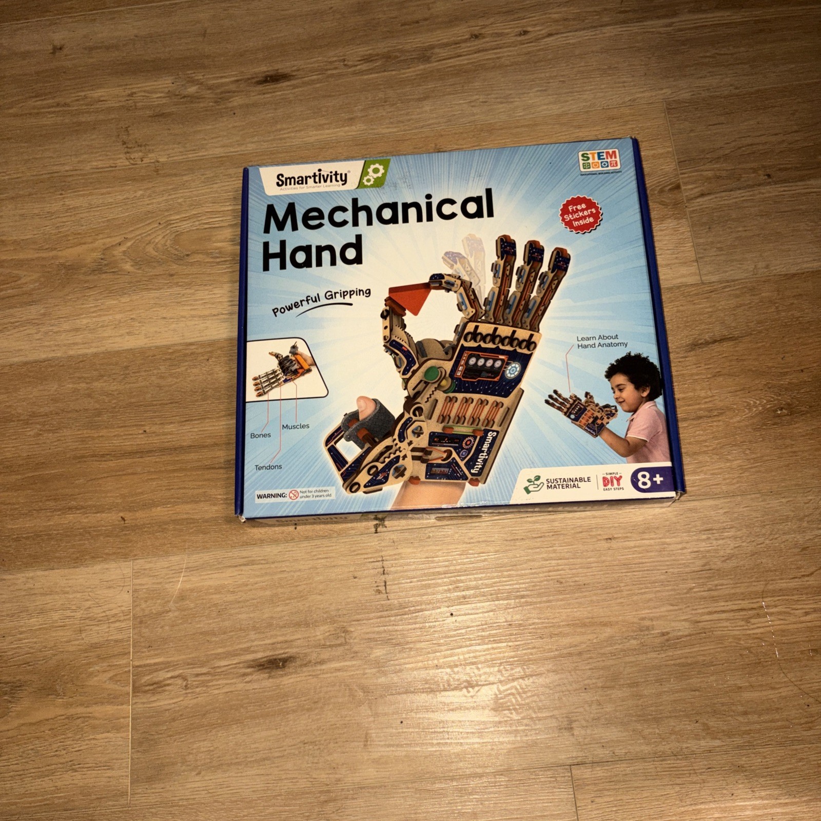 Smartivity DIY Mechanical Hand STEM Toy for Ages 8+ STEM Project NEW in BOX