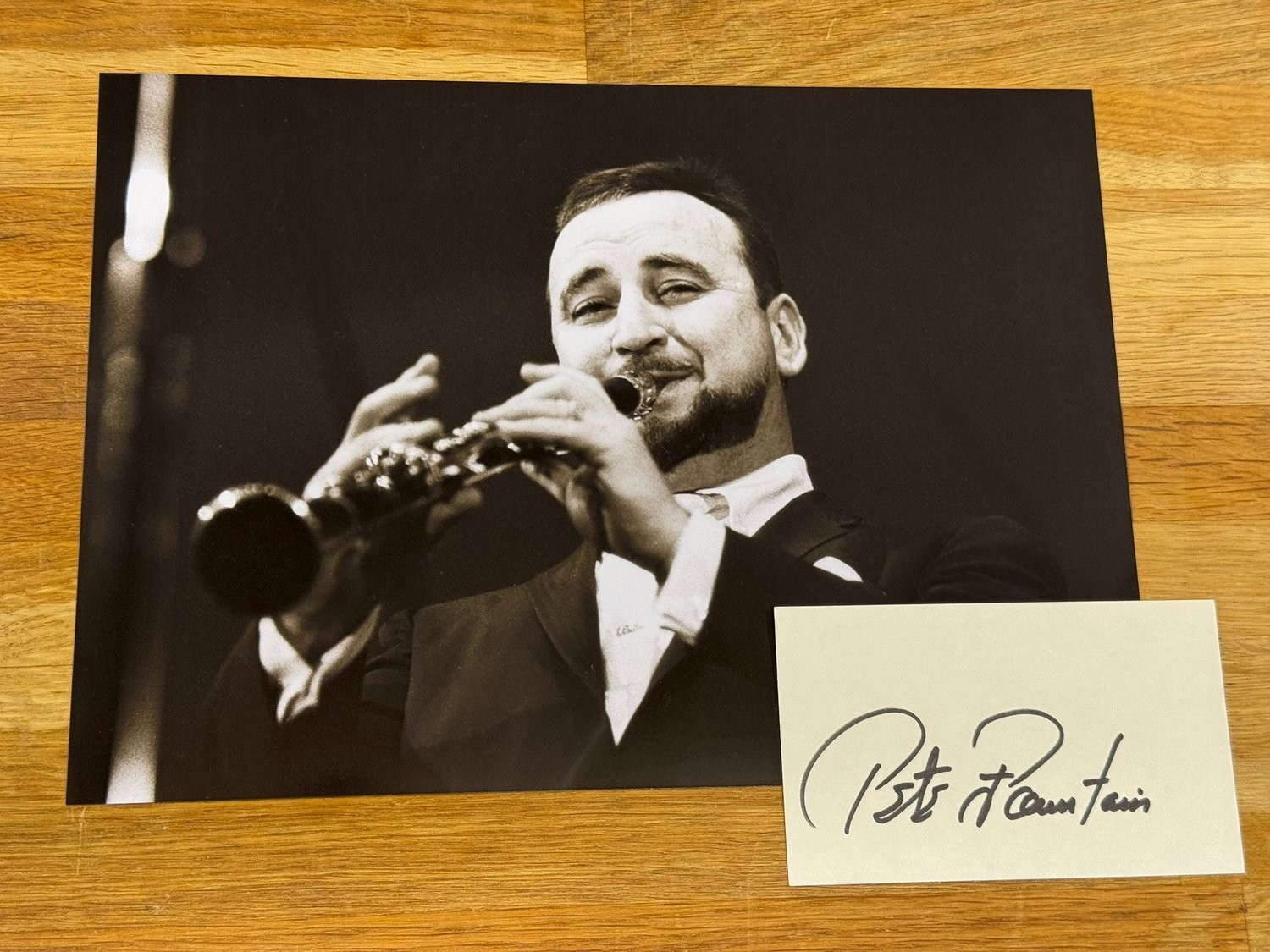 Pete Fountain New Orleans jazz clarinetist, genuine Autograph