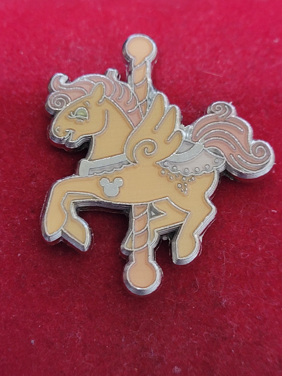 Disney Trading Pin, Fantasia Carousel Pegasus, Yellow, H M, #3 of 6, 2017 2Ac