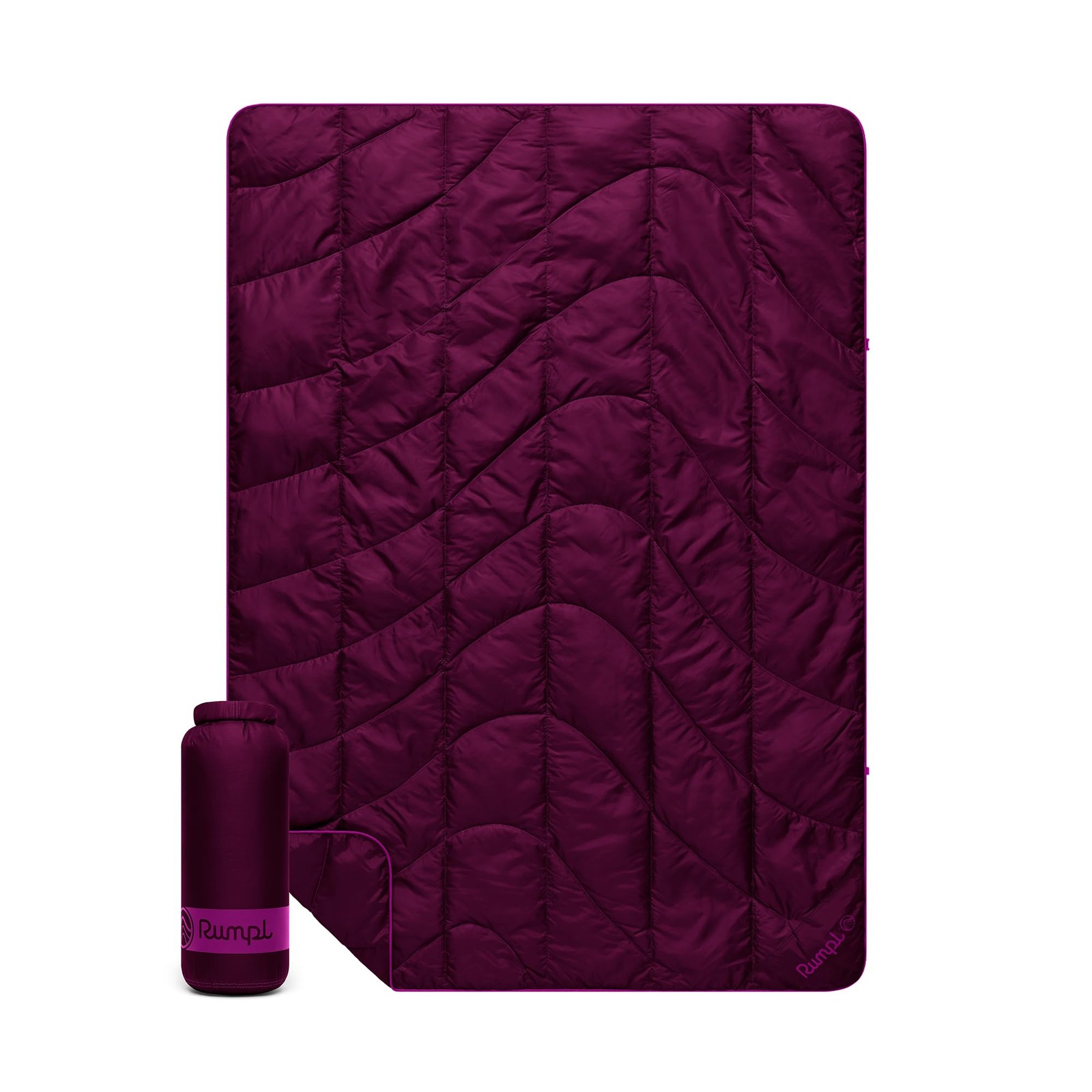 Rumpl Travel Puffy Blanket Ultra Packable 5ft 5in Travel-Size