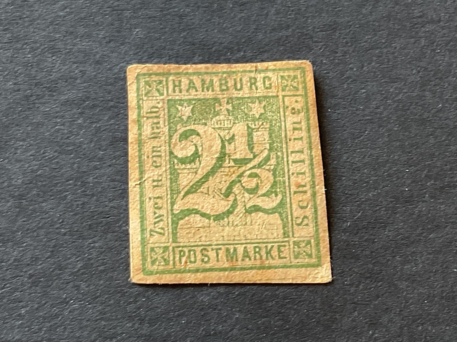 Germany Hamburg 1864 mounted mint or used stamp  B3467