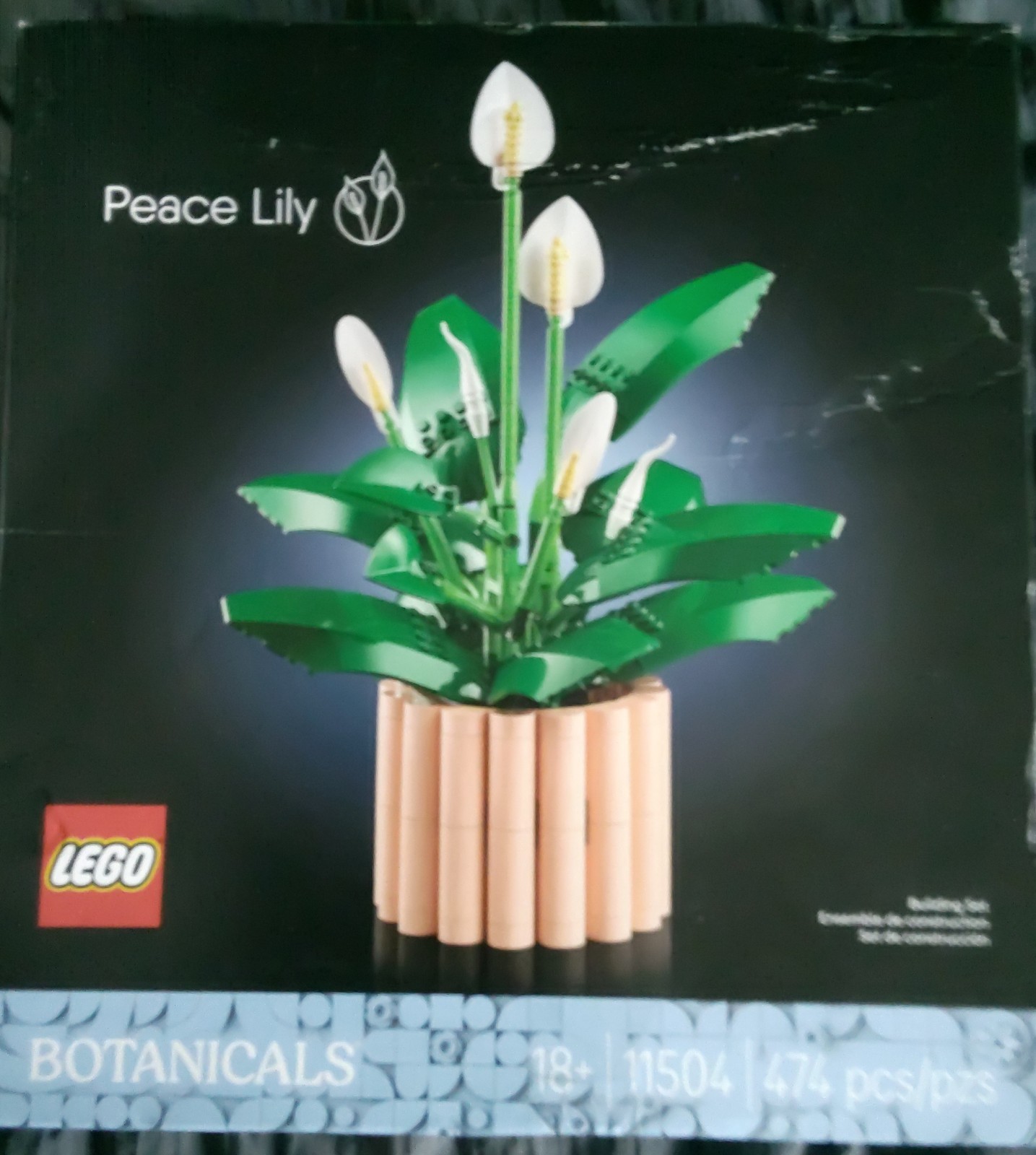[HOT SALE] LEGO Botanicals Peace Lily 11504 Building Kit 474 Pieces NEW