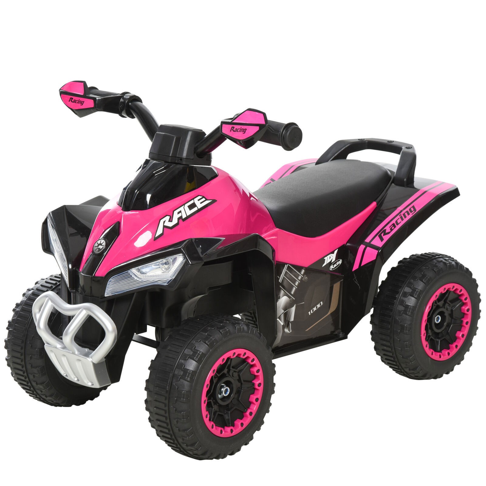 Kids Toy 4 Wheel Quad Foot-to-Floor Sliding Walking Car NO POWER 18-36M Pink