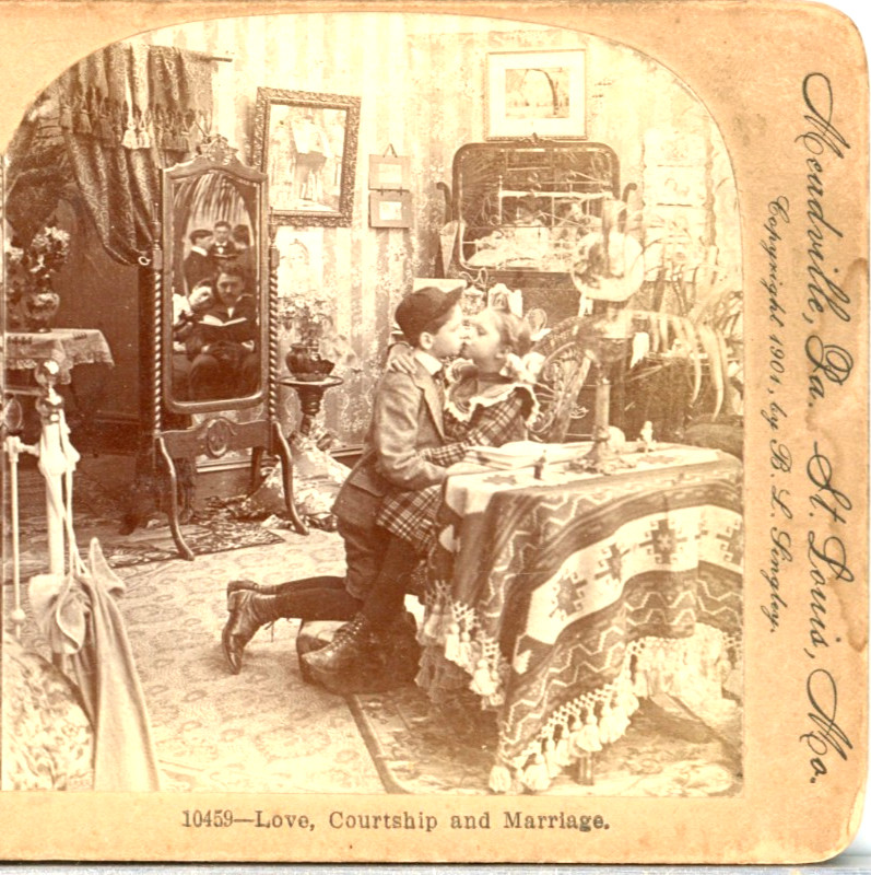 Love, Courtship and Marriage--Stereoview O16