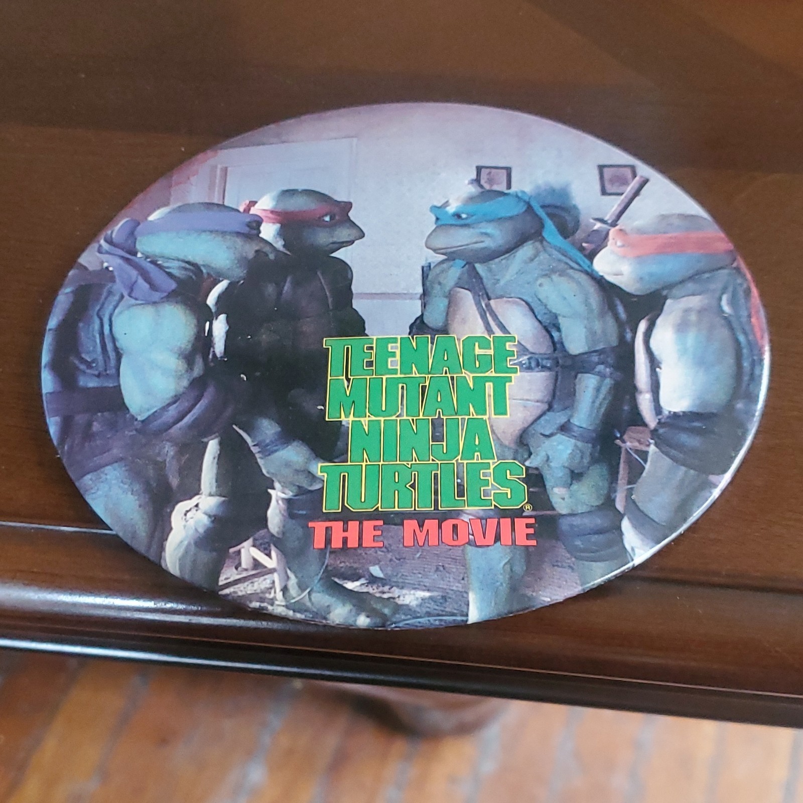 Teenage Mutant Ninja Turtles The Movie 1990 Pinback Button Northshore Troy MI