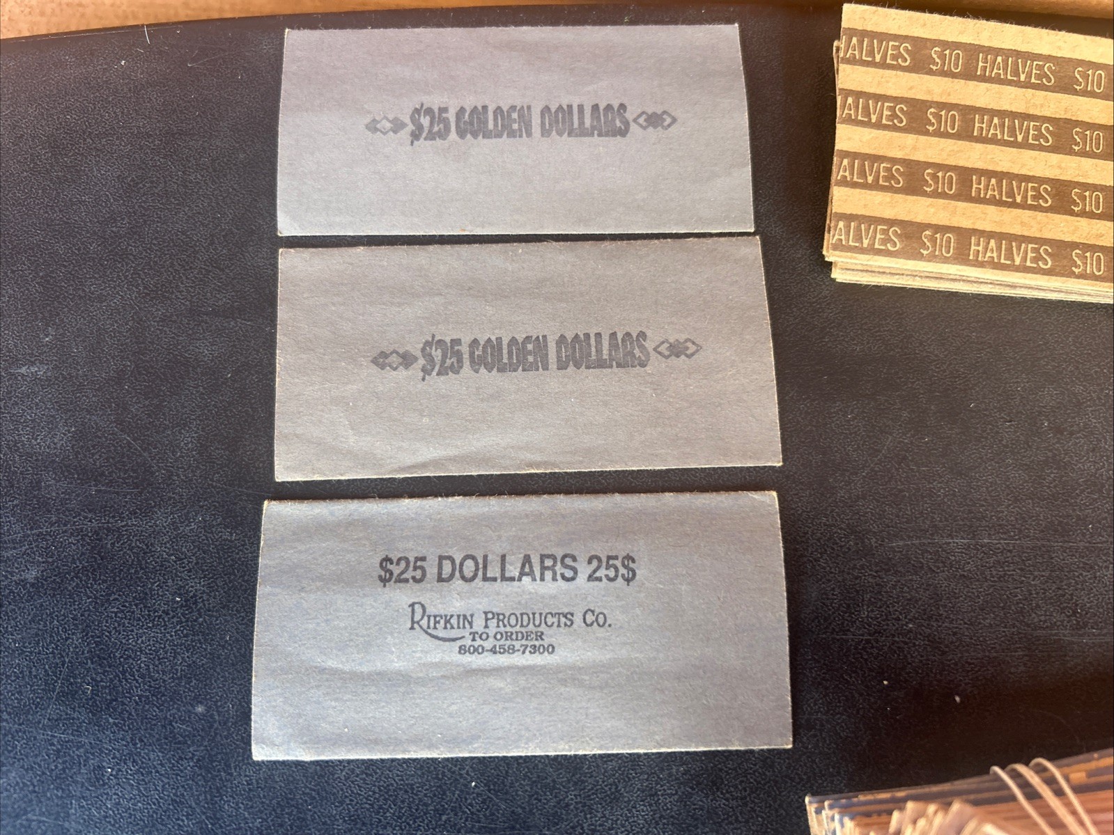 $25  Gold Coin Dollar Variety Lot Coin-Tainer Flat Coin Wrappers 173 Wrappers