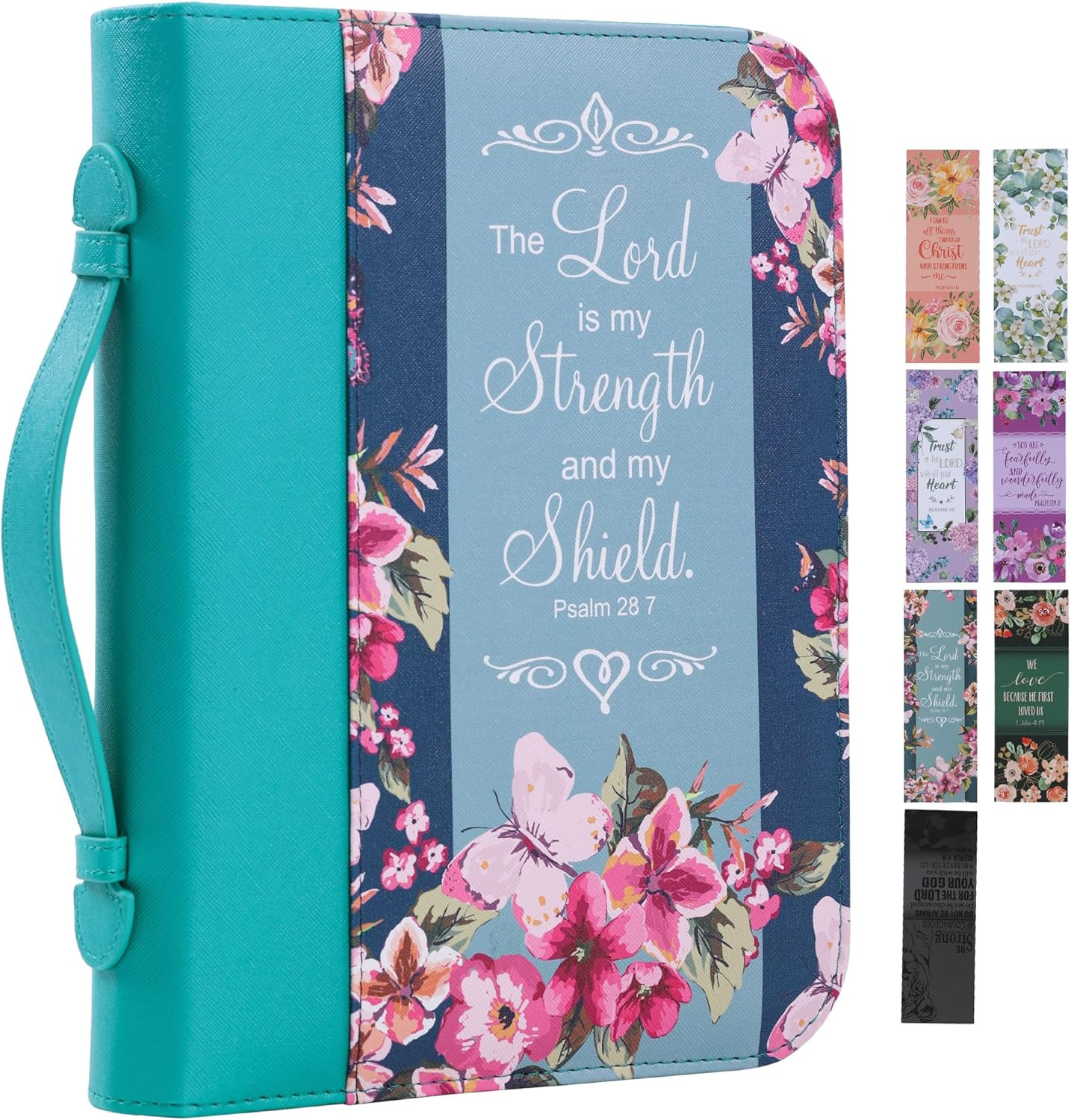 Bible Cover Case for Women PU Leather Woman Book Carrying Bag Bible Study Sipple