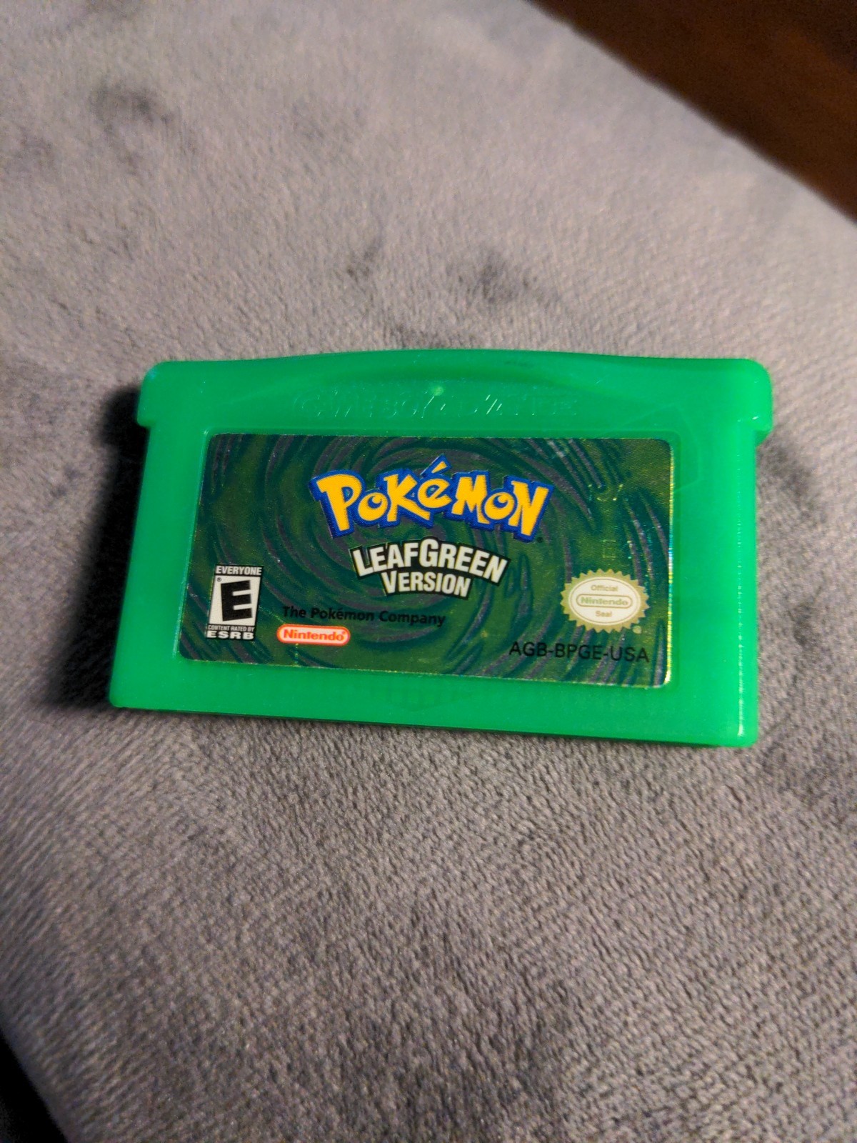 Gameboy Advanced Pokemon Leafgreen Version With Booklet