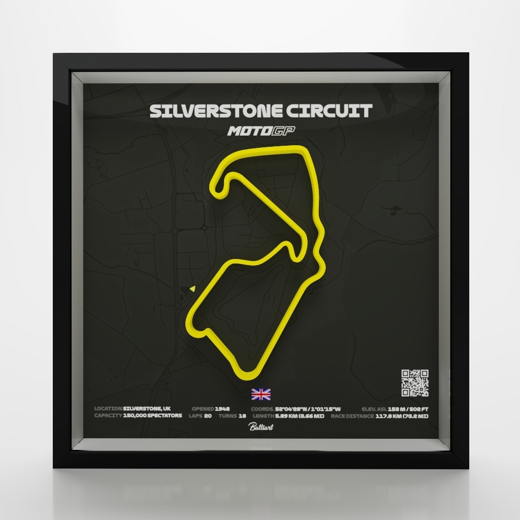 Silverstone Circuit MotoGP Shadow Box | British GP
