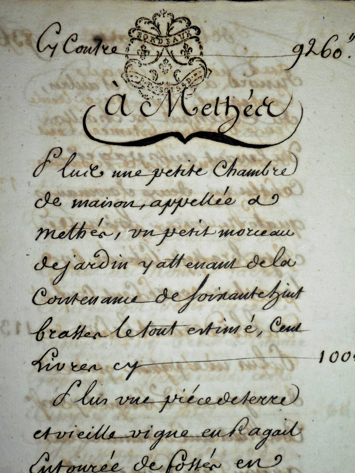 1782 antique document manuscript calligraphy 78 pgs report of real estate expert