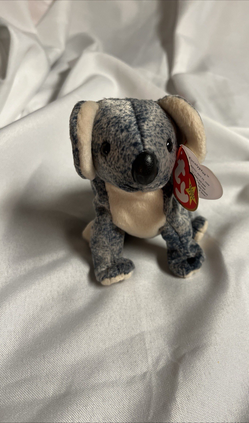 TY BEANIE BABY 1999 *EUCALYPTUS* the KOALA BEAR RETIRED VINTAGE TOY