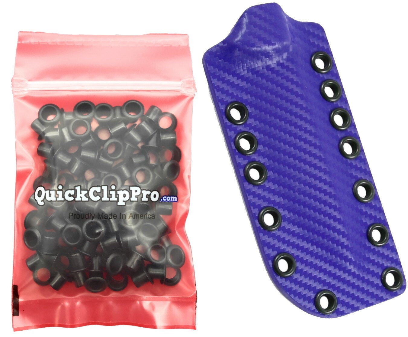 100 x #8-8 - 1/4" Inch Black Rivets Eyelets Custom DIY Kydex Holster Hardware