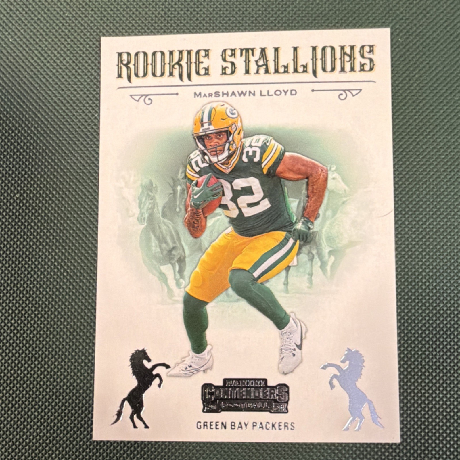 2024 Panini Contenders MarShawn Lloyd Rookie Stallions Packers Trading Card #24