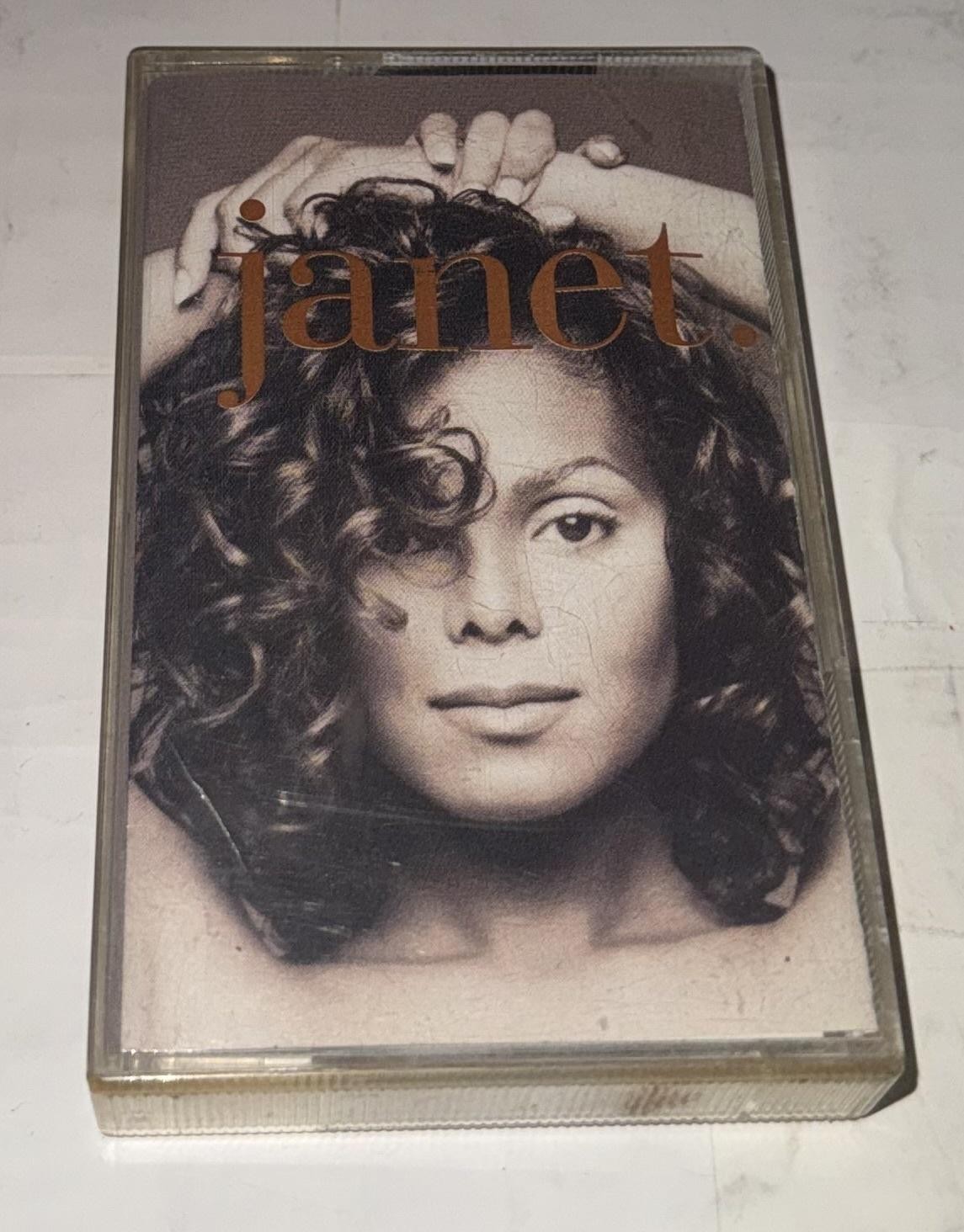 Vintage Janet Jackson Cassette Janet. 1993 R&B Pop Virgin Clear Album Music