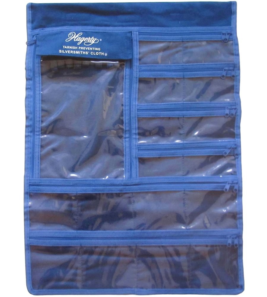 Hanging Jewelry Keeper Made with 's Silver Cloth to Prevent Tarnish