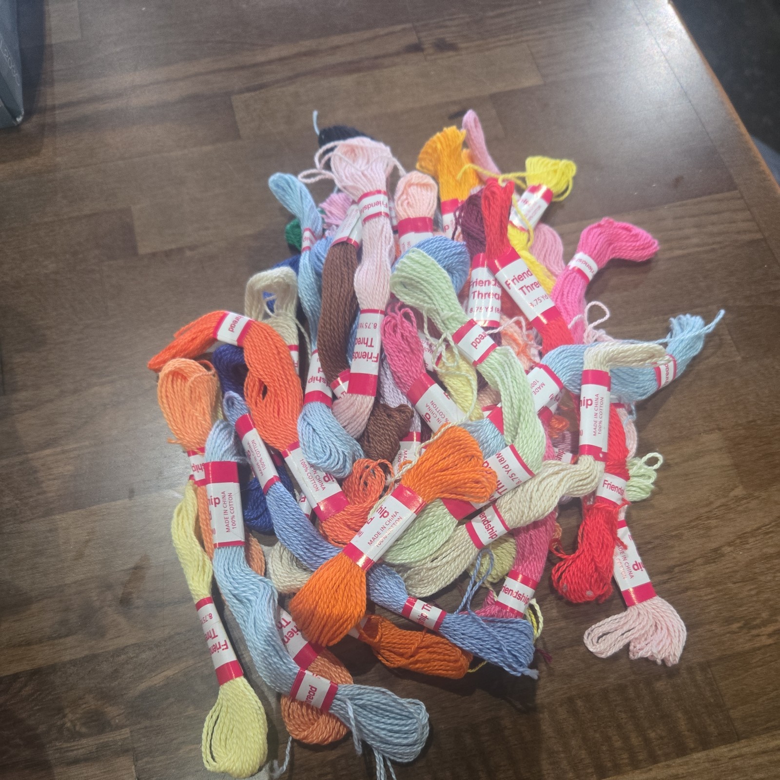 Friendship Bracelet Embroidery Thread-Lot of 35. variety of colors