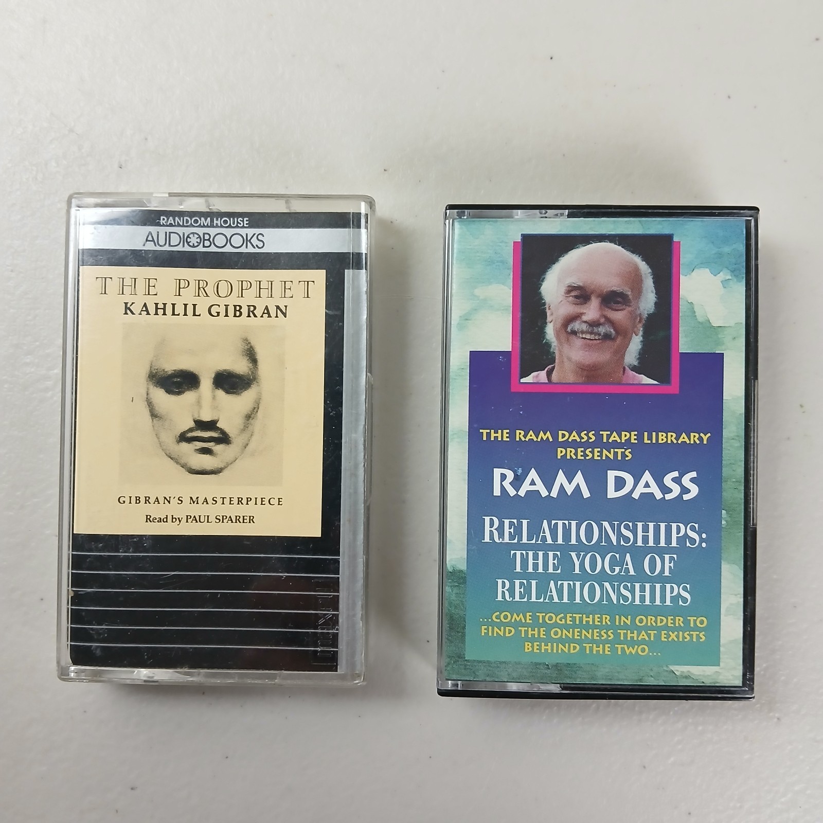 Spiritual Audio Book Tapes The Prophet & Ram Dass Relationships Two Cassette Set