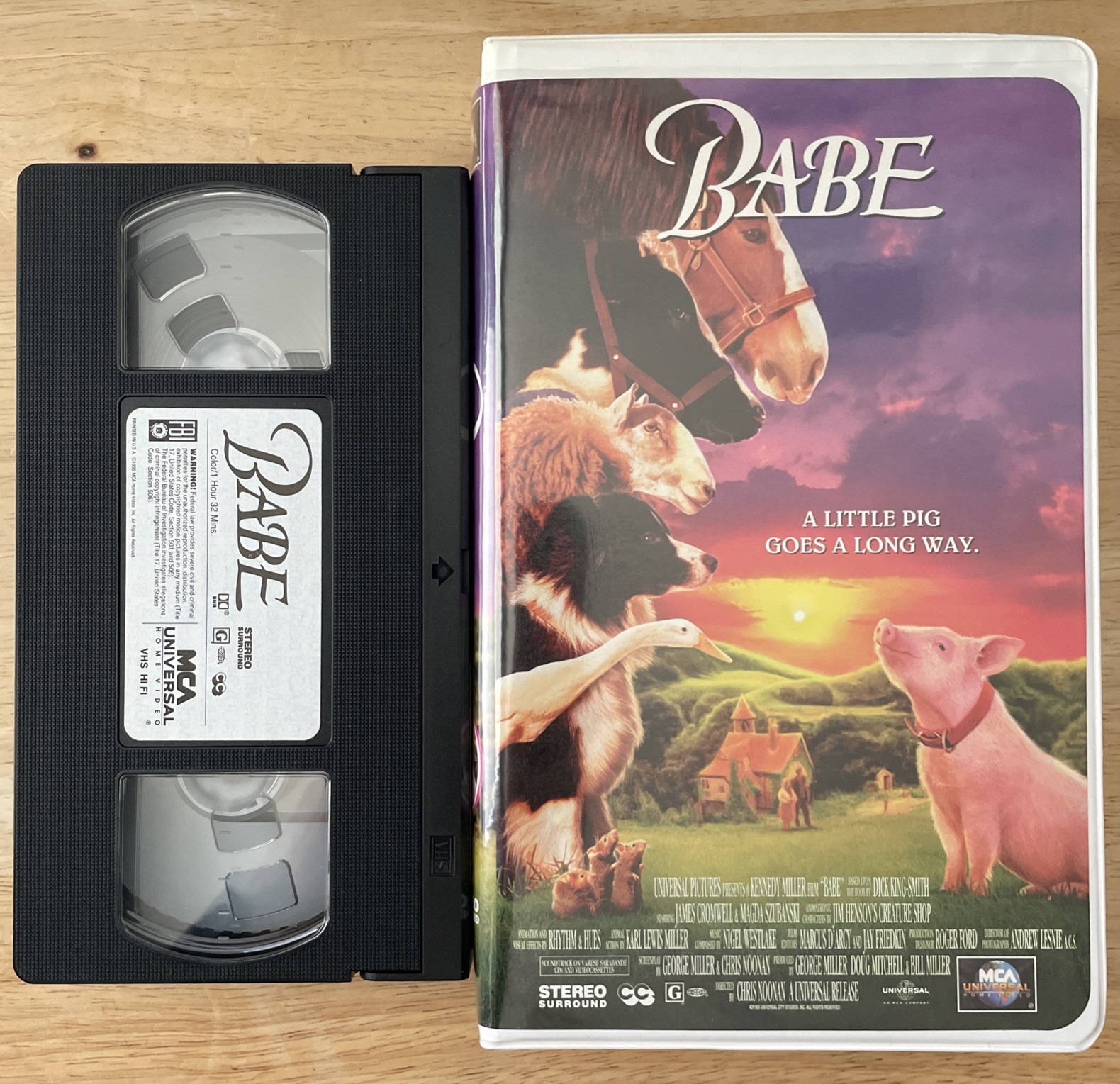 Babe (VHS) Tested! Free Shipping