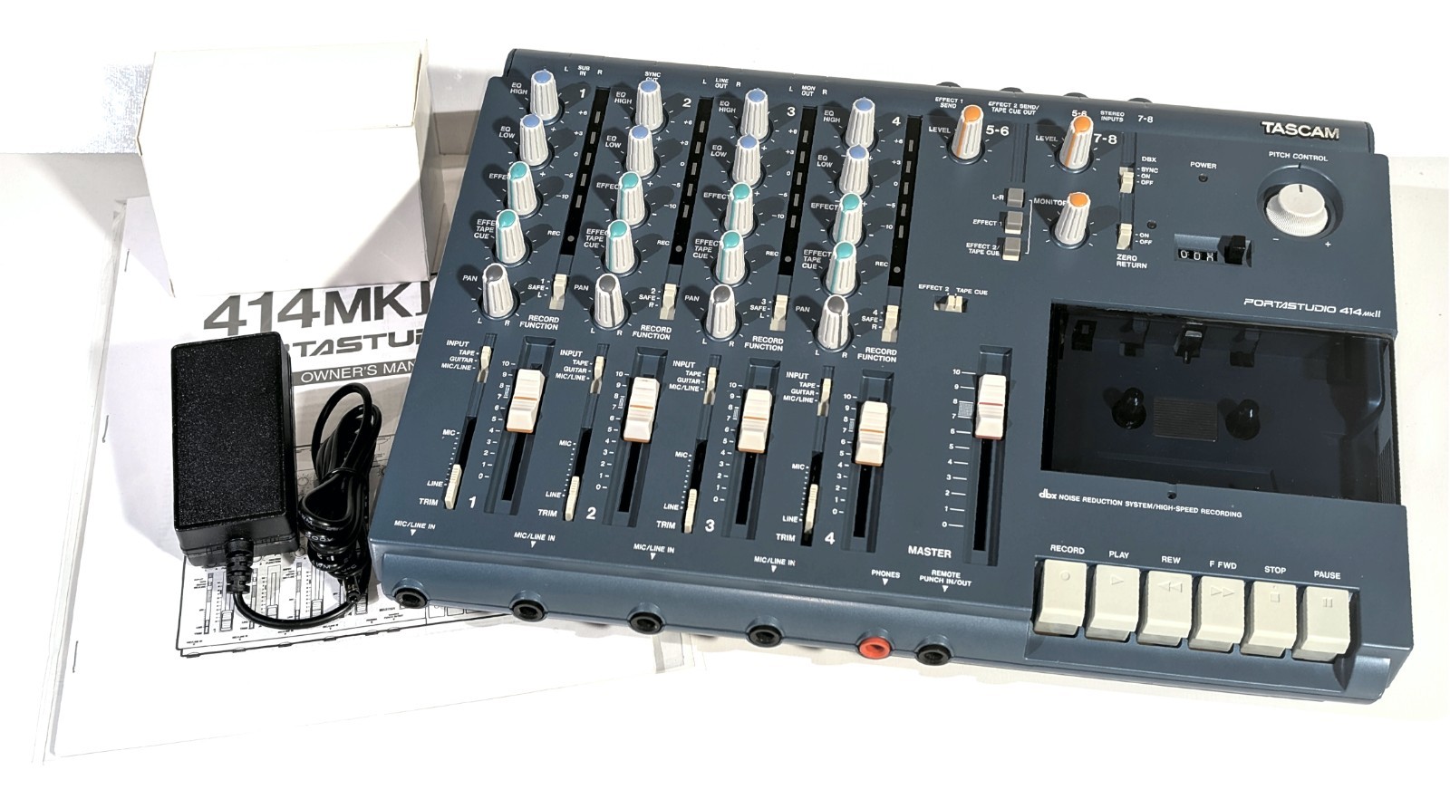🔥【PRO REFURB】MINTY Tascam Portastudio 414MKII 4-Track Cassette/Mixer!💥GUARANTY