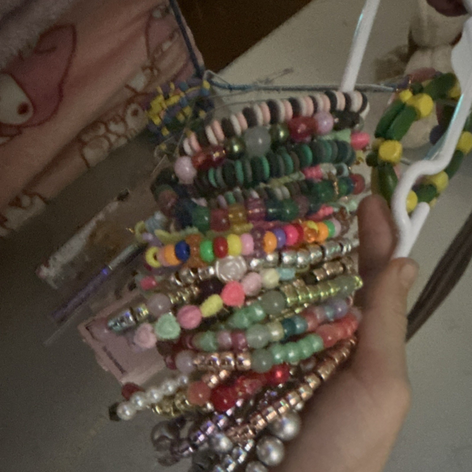 Multicolored bracelets for 5 dollars each fun and fashionable