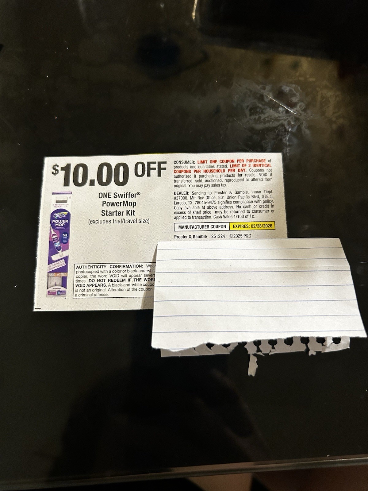 $10 Manufacturer Coupon for Swiffer PowerMop Starter Kit Exp 02/28/2026