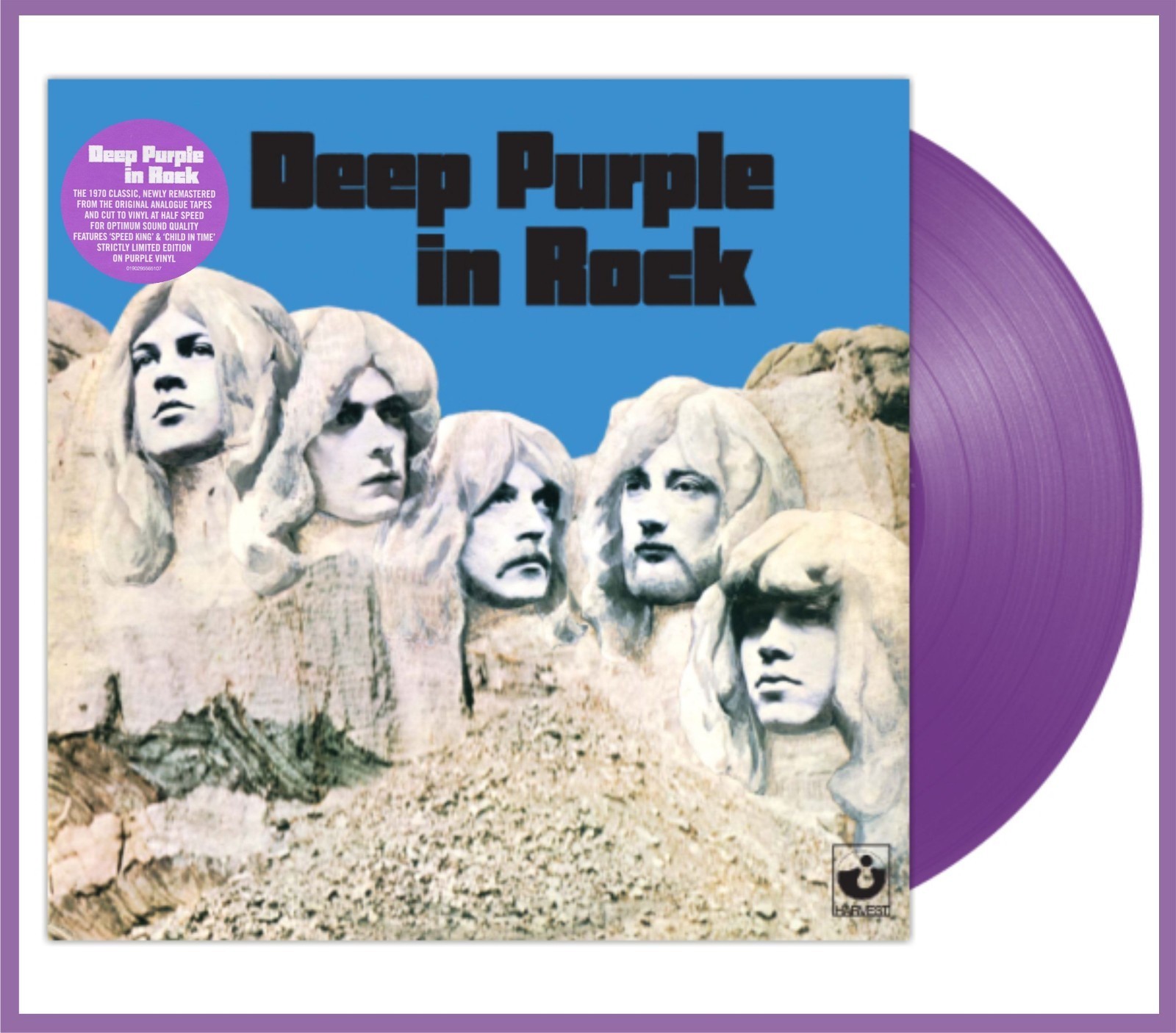 Deep Purple: IN Rock LP / Purple Vinyle
