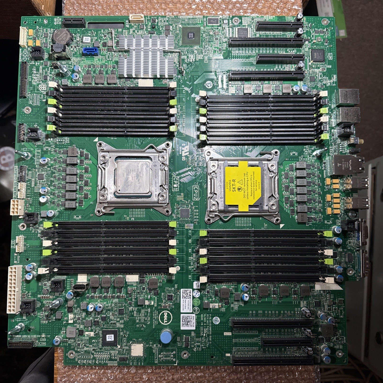 Dell PowerEdge T620 Socket LGA2011 DDR3 Server Motherboard w/ Tray 0G1CNH G1CNH