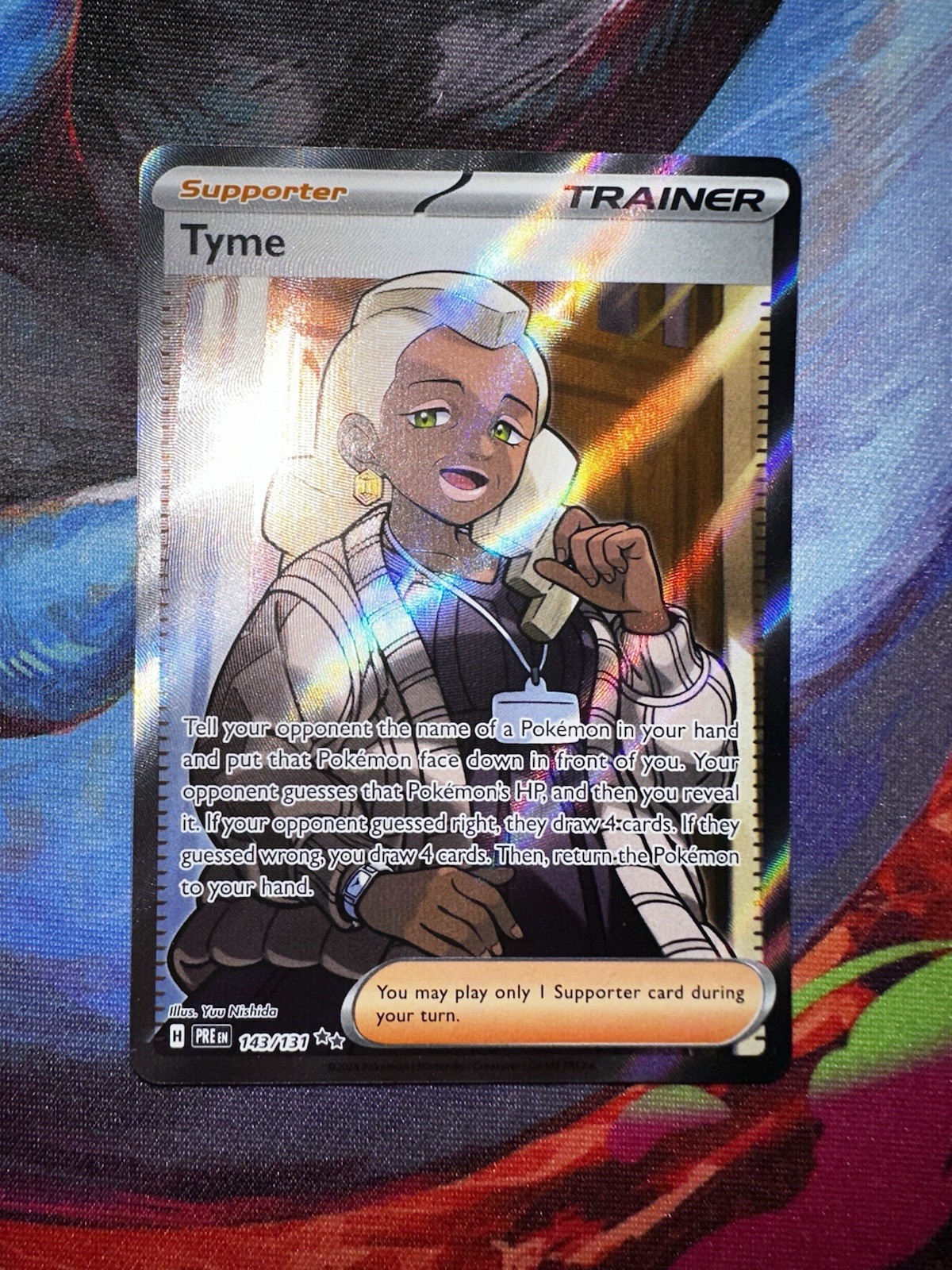 Tyme Holo Ultra Rare SV: Prismatic Evolutions 143/131 NM