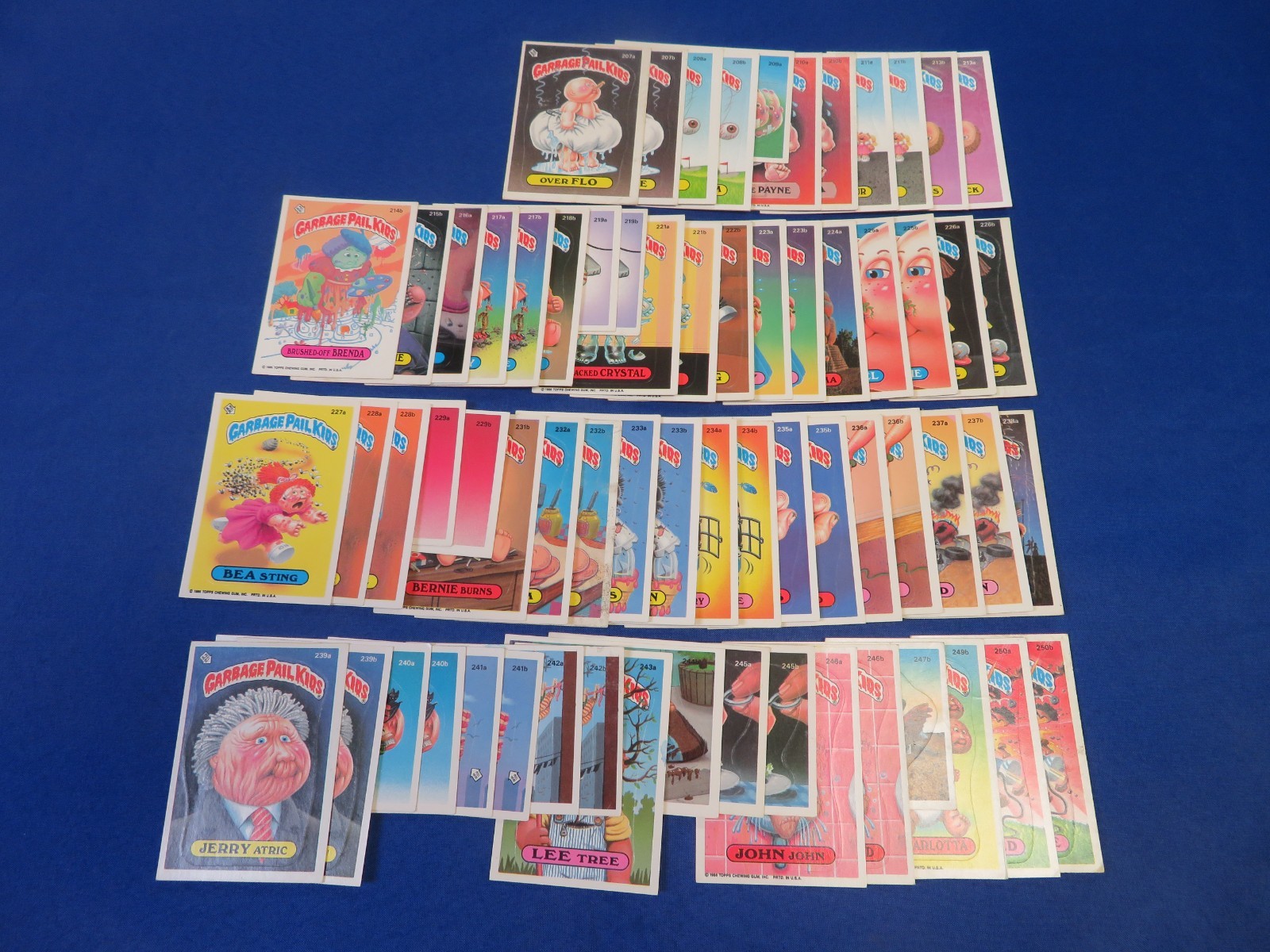 Topps 1986 Garbage Pail Kids GPK Original Series 6 ~66 Card Lot NO DUPS/VARIANTS