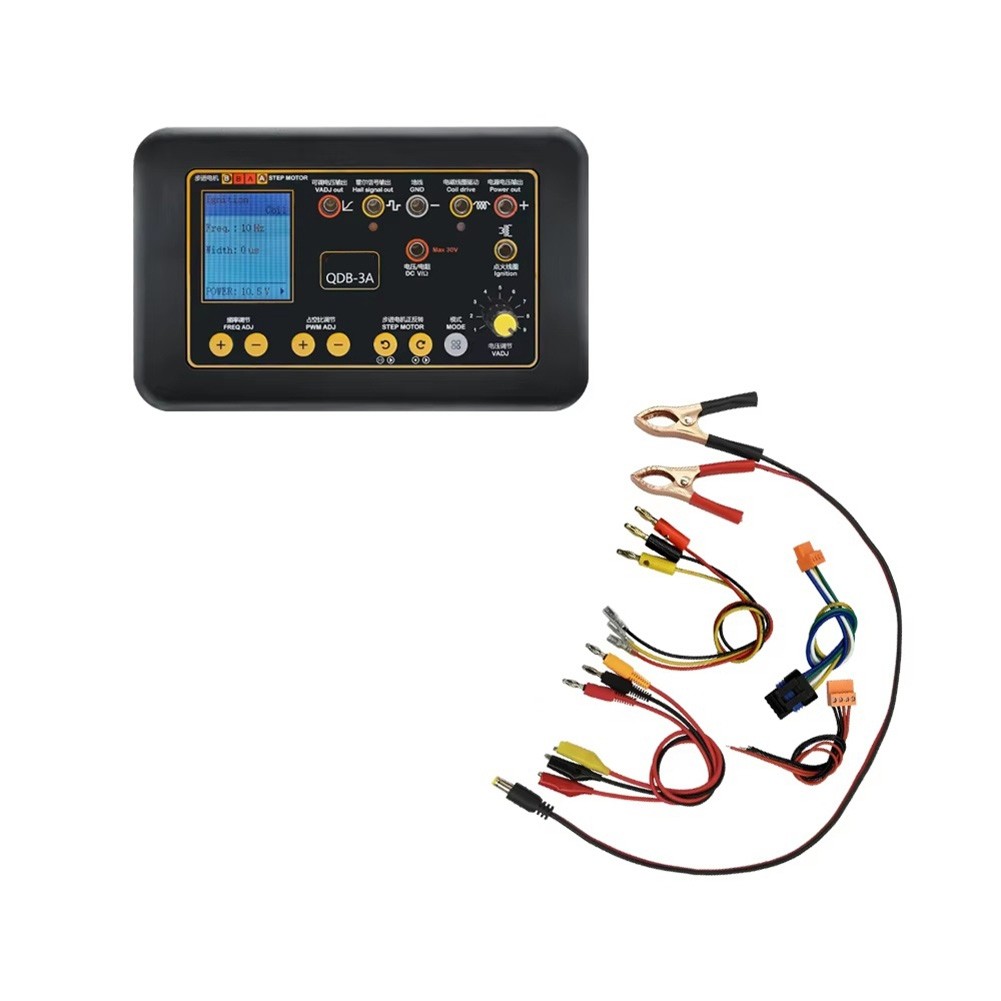 QDB3A Auto Ignition Coil Tester Car IAC Idle Stepper Motor Solenoid 4653
