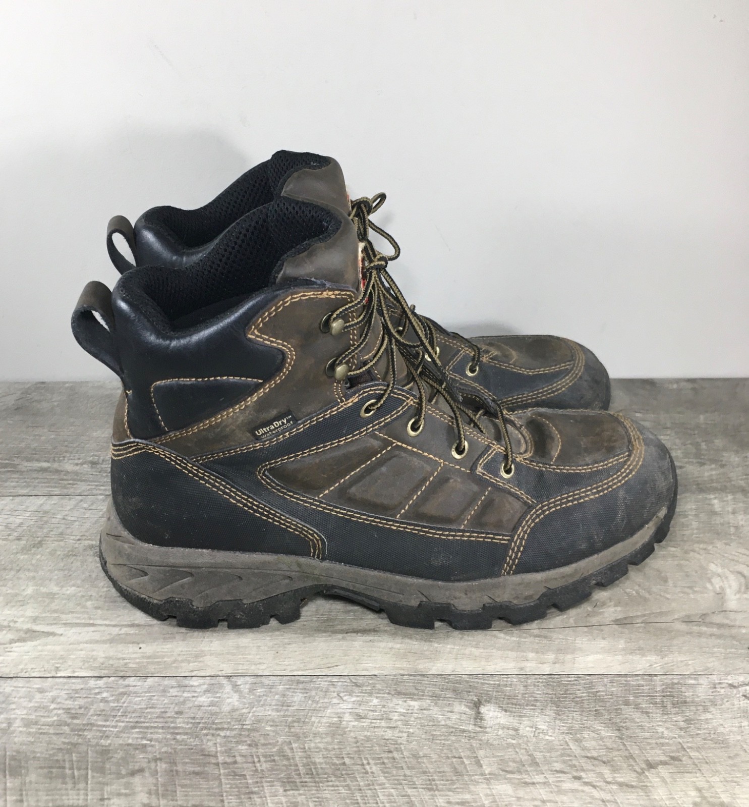 Red Wing Irish Setter 83401 Work Ely Hiking Boots UltraDry Mens Waterproof 11.5