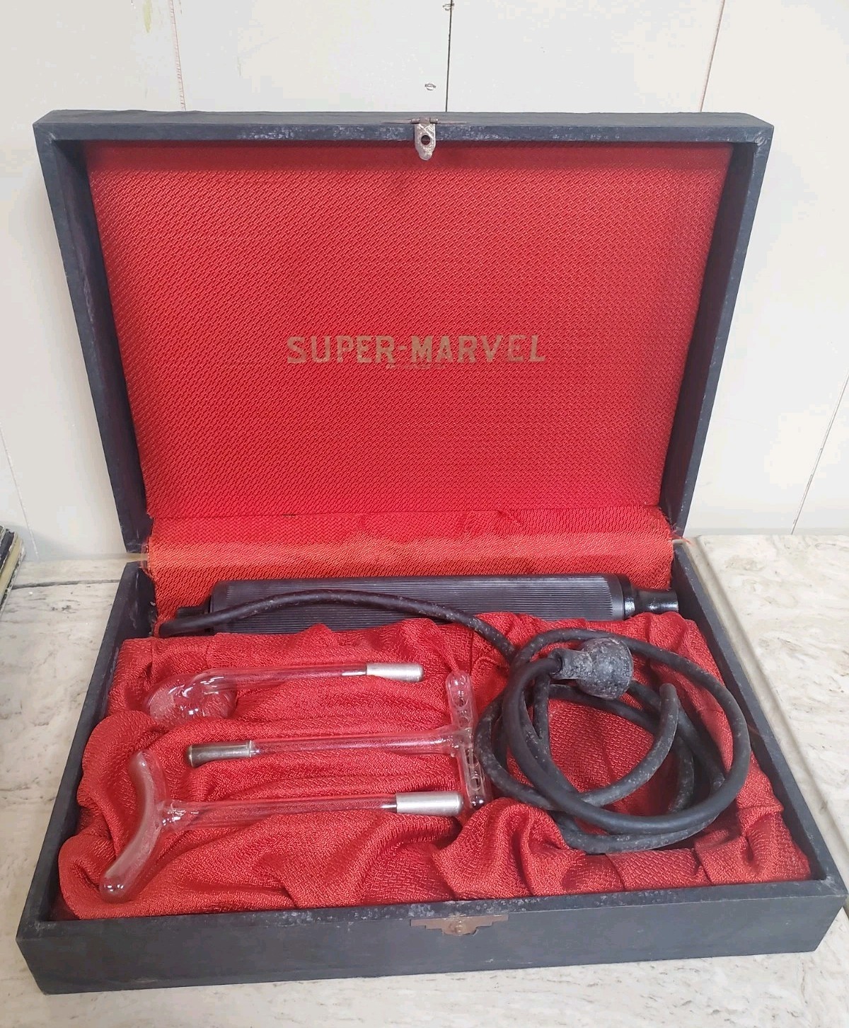 1920's SUPER-MARVEL Violet Ray GENERATOR Quack MEDICAL/Science DEVICE - Working