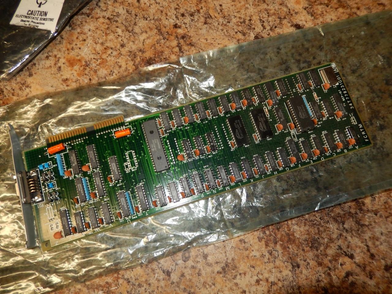 Vintage FCRTM 34T778231G01 / 34T778233-A Card for IBM PC