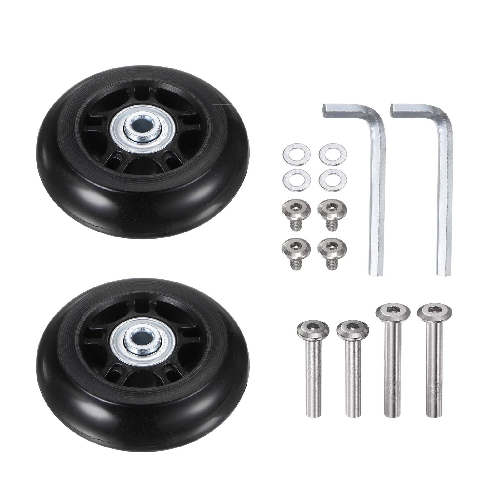 Luggage Replacement Wheels Kits Suitable for roller skates, skateboard shoes