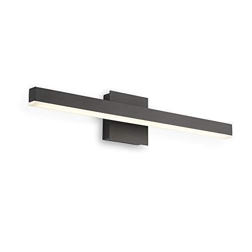  LED Bathroom Vanity Lighting Fixture Morden 23.6"Long-4000K Black-Not Dimmable