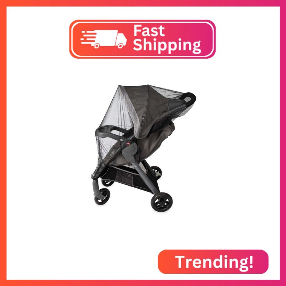 Nuby Mosquito Netting for Baby Stroller and Carrier for Protection, Fits Most Br