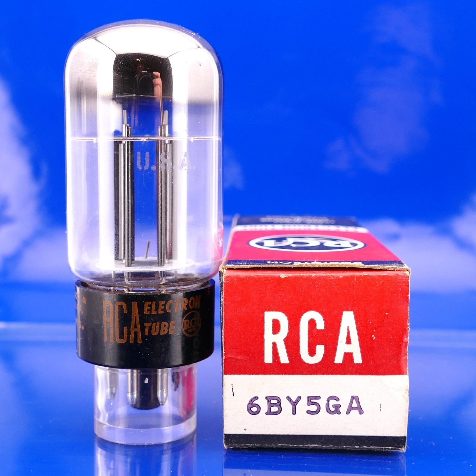 One Excellent RCA 6BY5GA Tube NOS NIB Balanced Diodes TV-7 Results