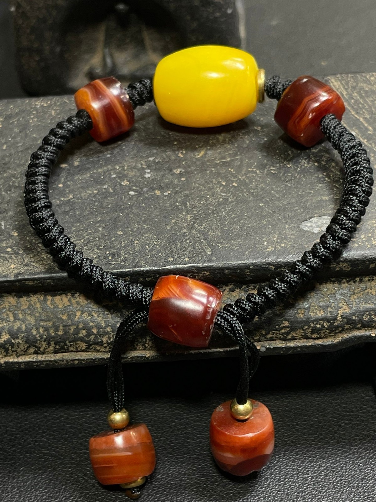 Old Tibetan Nepalese Himalayan Ancient eye Old Dzi Talisman Beads Amulet 招财天珠