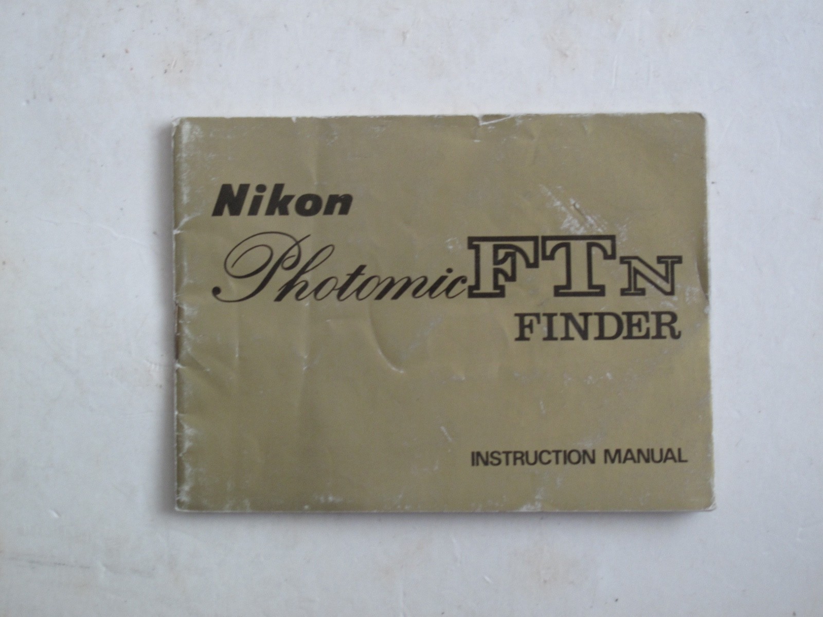 Nikon Photomic FTN finder instruction manual,  US SELLER "LQQK"