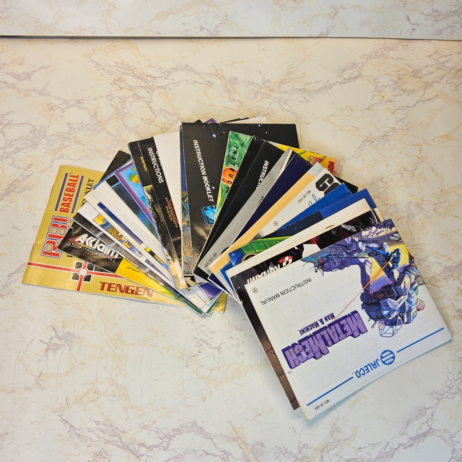 Lot of 30 NES Manuals Original VTG Instruction Booklets for Nintendo Games