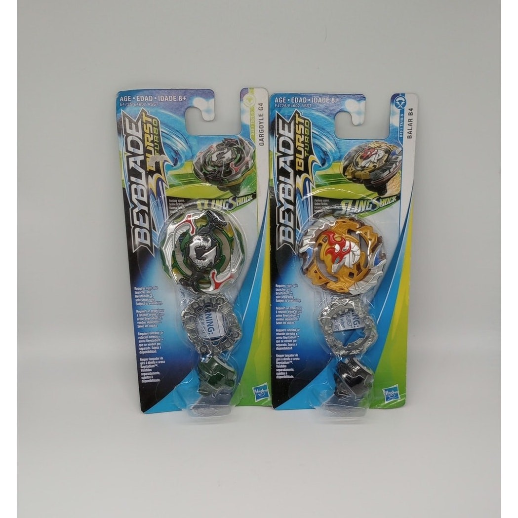 Beyblade Burst Turbo Sling Shock Balar B4 & Gargole G4 Hasbro Toys