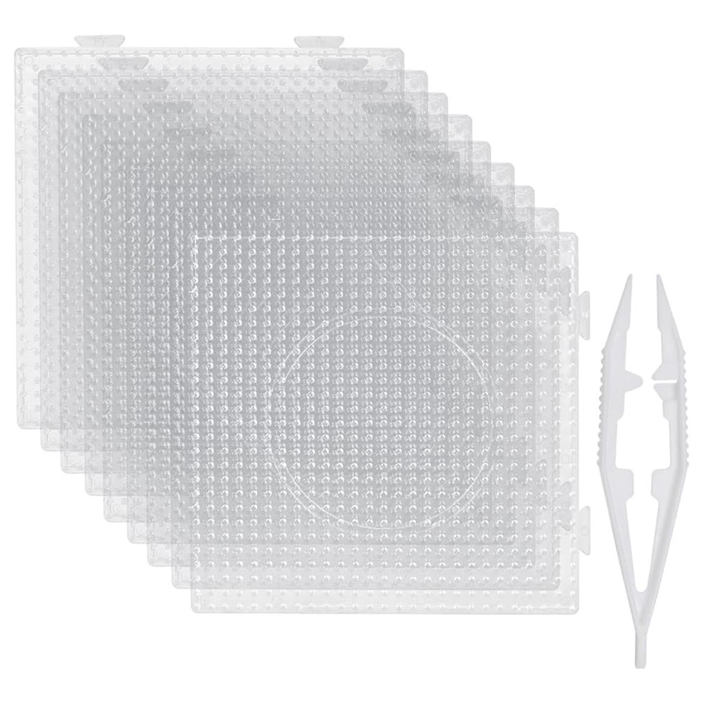 Fuse Beads Pegboards,  Plastic Bead Pegboard, Square Peg Fuse Melty Beads6447