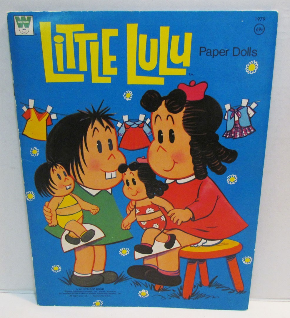WHITMAN 1973 LITTLE LULU PAPER DOLLS VINTAGE NEVER USED UNPUNCHED UNCUT NOS